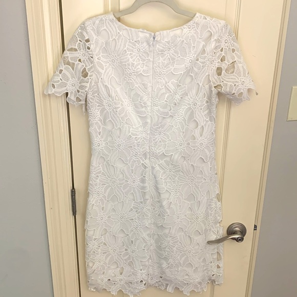 Crisp White Summer Dress - Picture 3 of 6